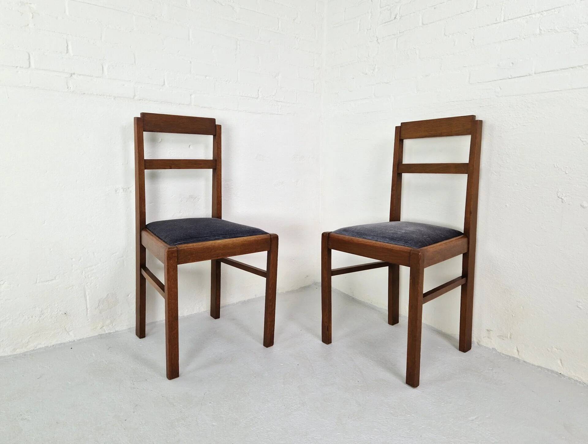 Pair of Art Deco side chairs