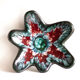 Flat ceramic Longwy Tourmalines, Made in France