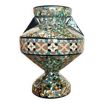 Vase of Vallauris signed Gerbino