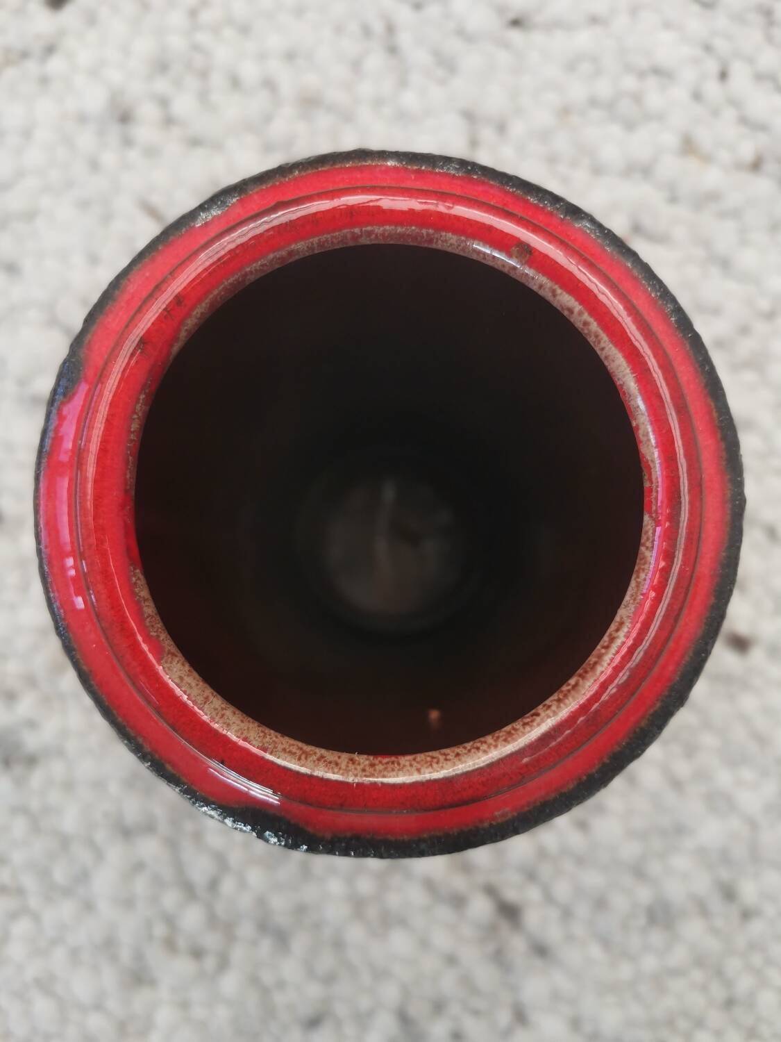 Vase Scheurich ouest-allemand du milieu du siècle, modèle 203-26