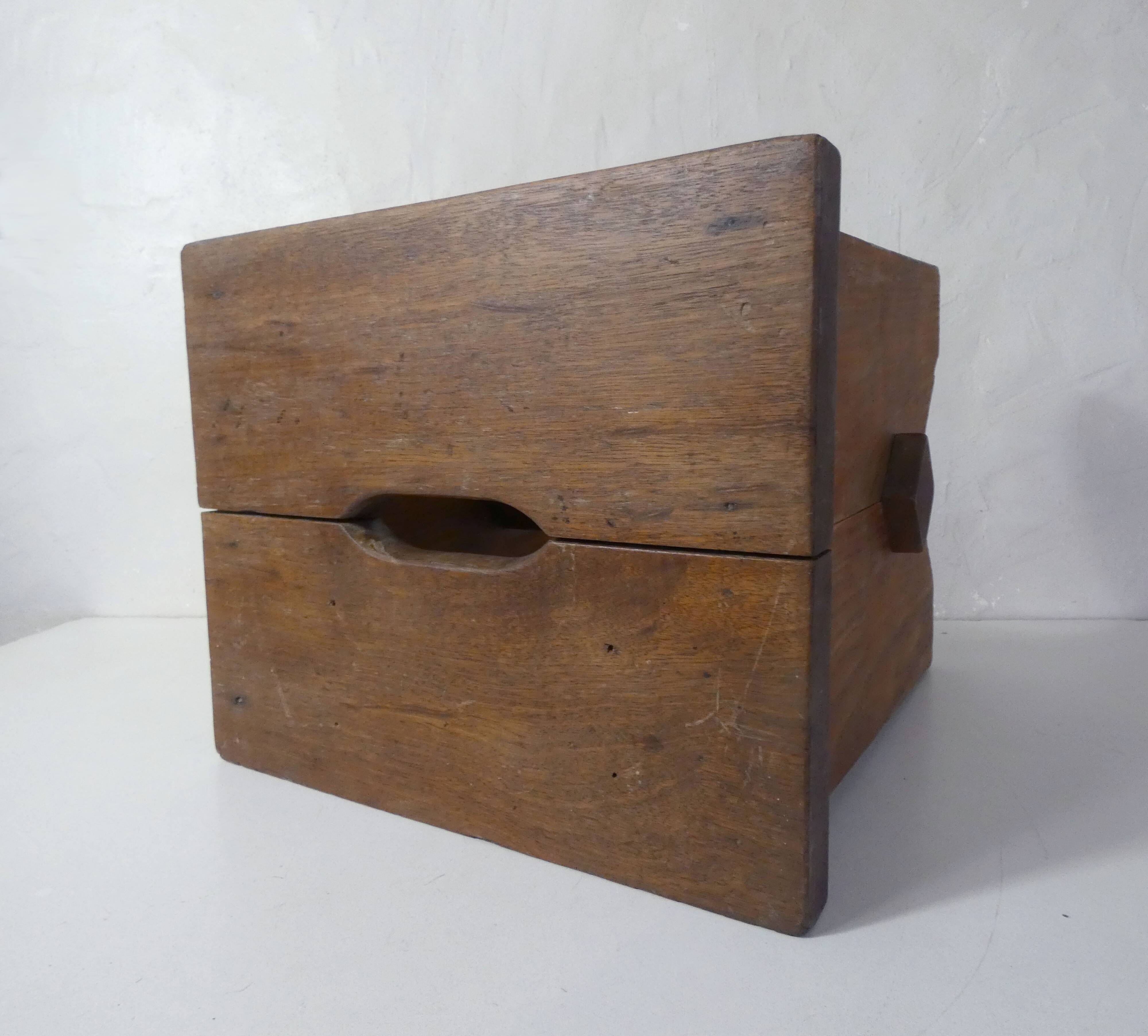 solid wood end table