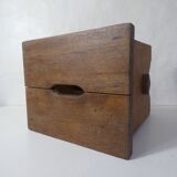 solid wood end table