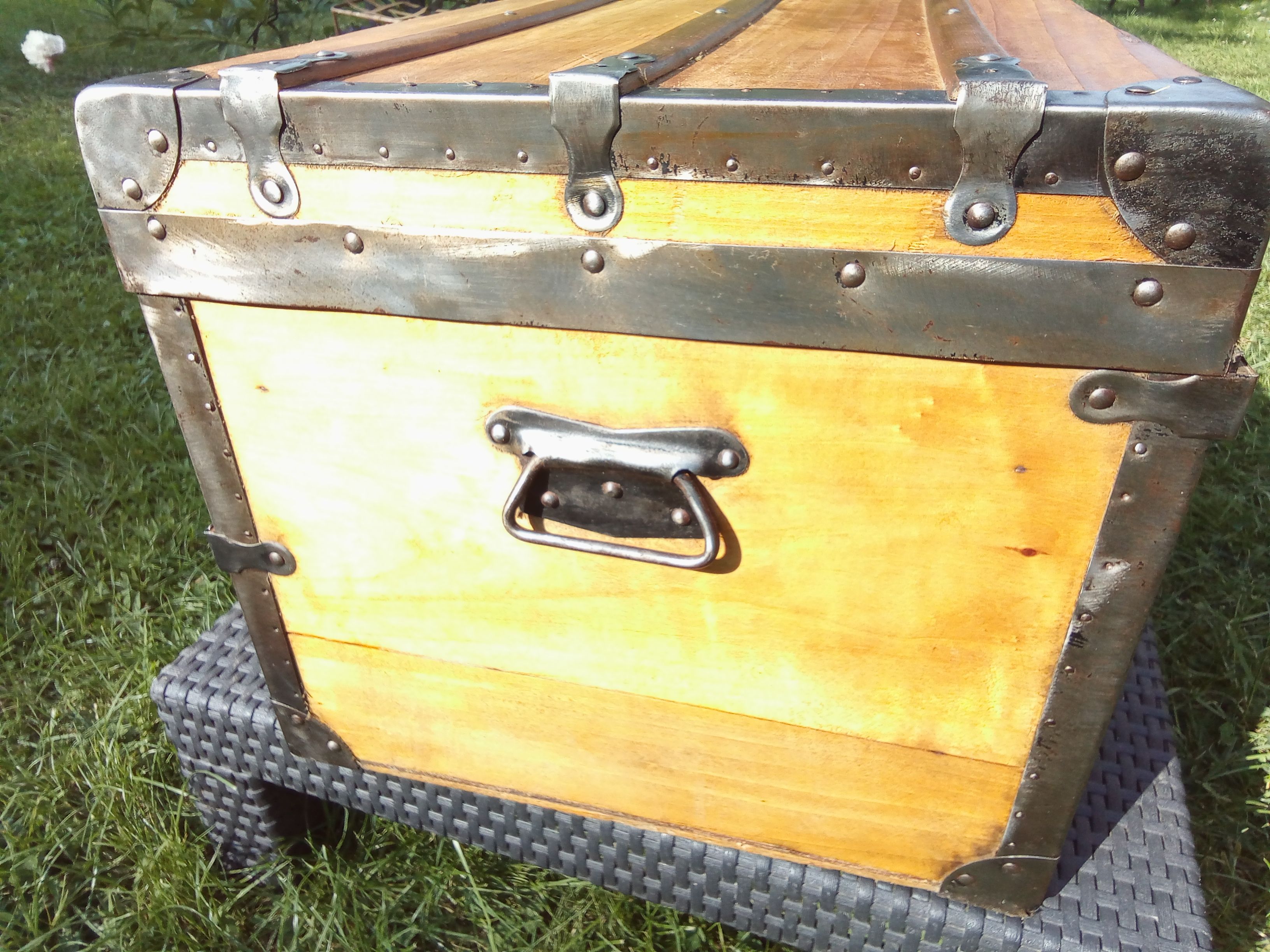 Trunk in fir of the vosges late 19th completely renovated
