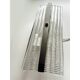 Elegant Brunish Diamanted Rectangular Murano Glass Wall Sconces – Two-Piece