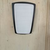 Pair of opaline and metal wall lamps