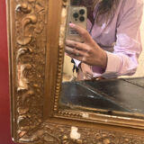 Miroir vintage doré style Louis XV