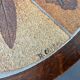 Coffee table Roger Capron ceramic herbarium and vintage wood year 1960