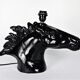 Ceramic horse lamp 1980