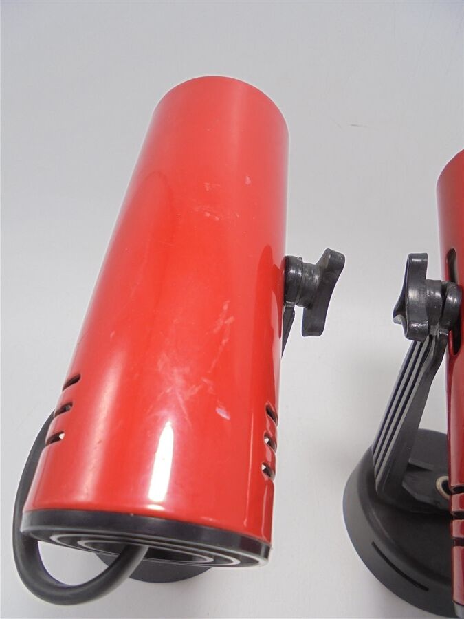 Pair of red vintage spots