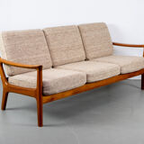 Vintage Teak 3 Seater Sofa by Juul Kristensen, 1960