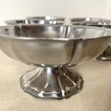 Coupes basses en inox bords festonnés