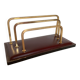 Mail rack brass garnet leather ILG Belgium