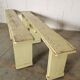 Paire de bancs en bois