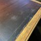 Old wood and leather desk