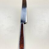 Old box 12 knives Art Deco Bakelite and chromed metal Apollonox