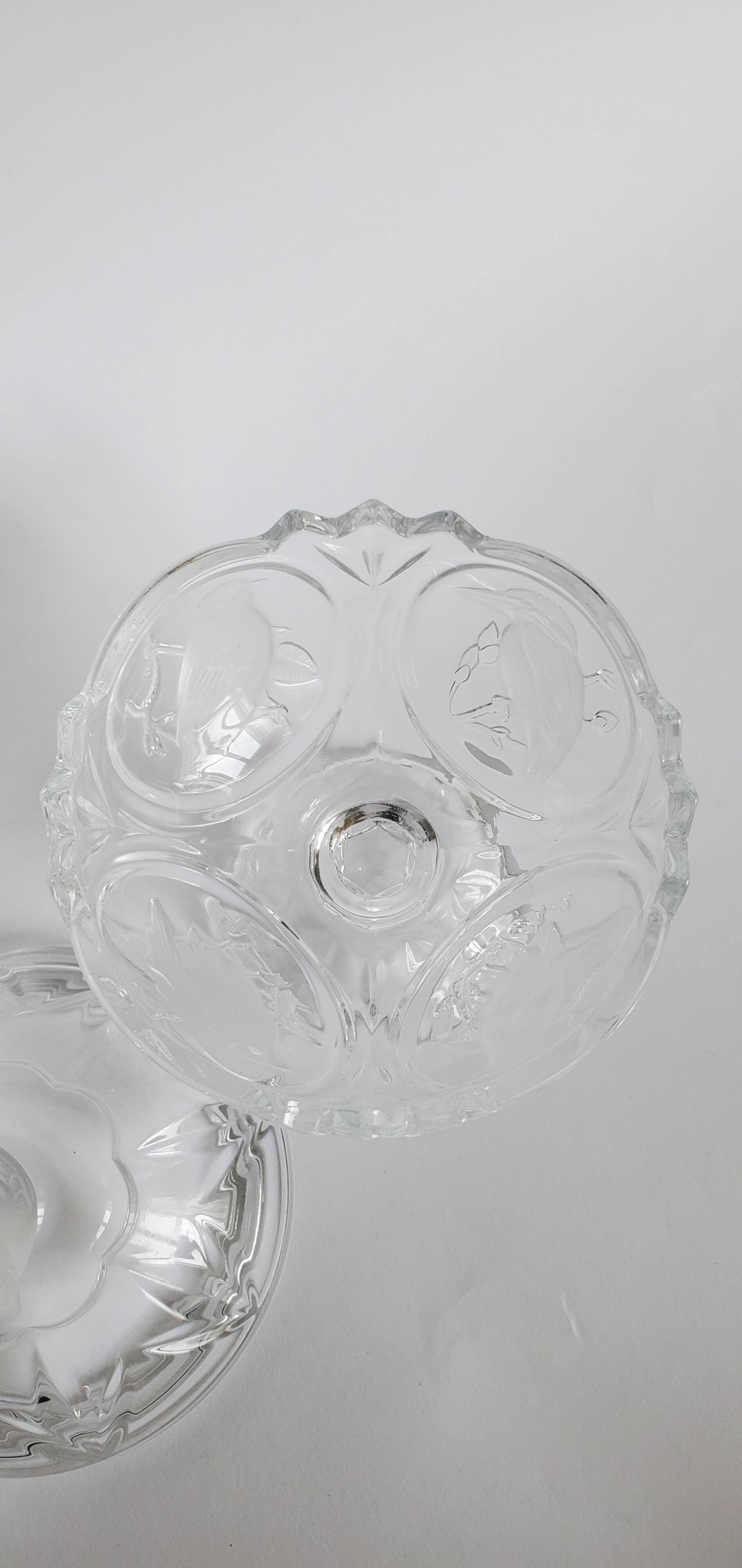 Crystal candy box from Cristal d'Arques