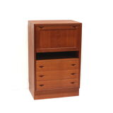 Vintage secretary desk designed by Henry W. Klein for Bramin made in the 1960s