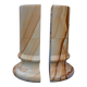 Pair of marble bookends