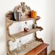 Carved 1900s wall or table shelf