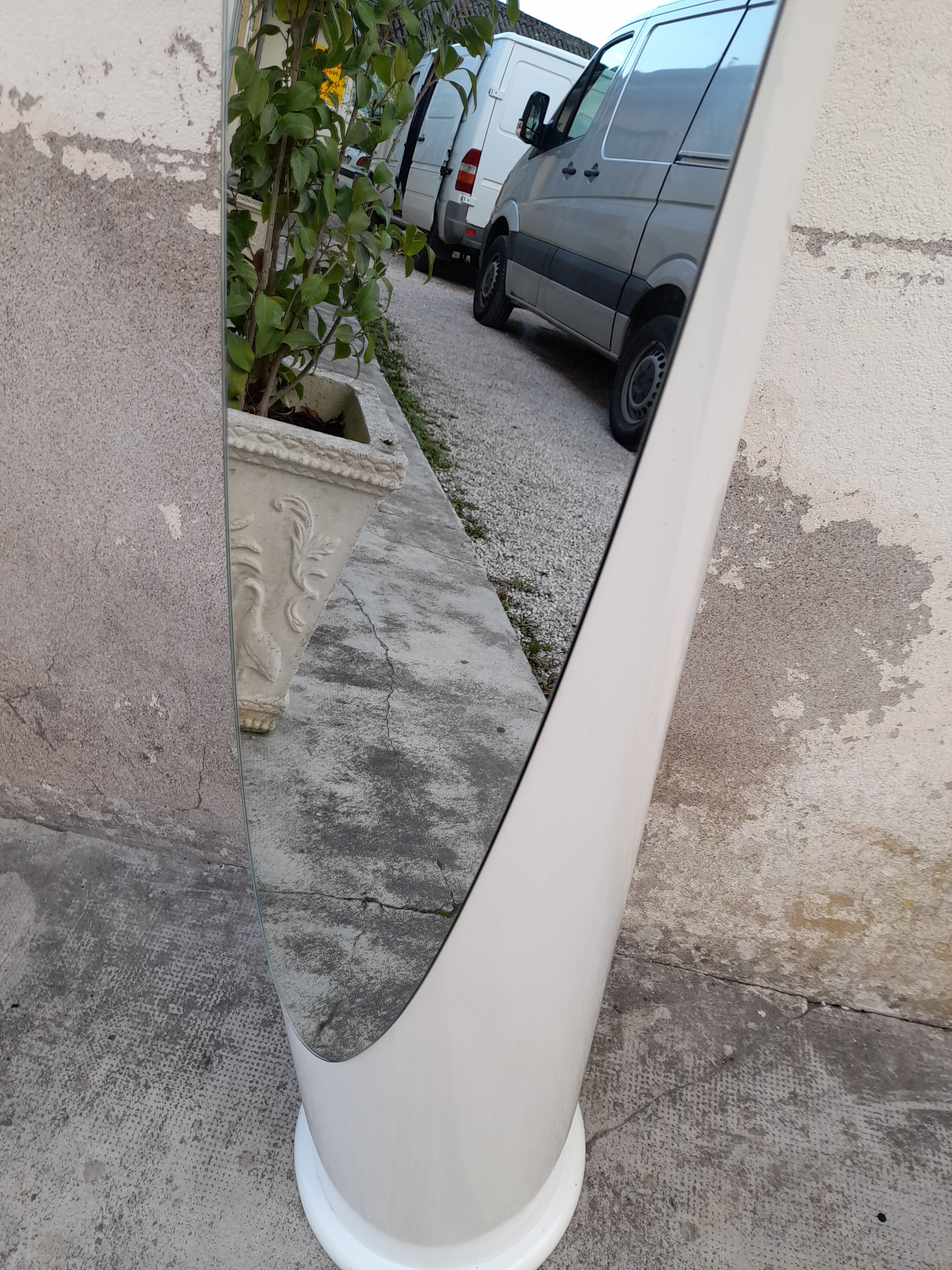 Vintage 80s vintage stand-up mirror - 1m57x29