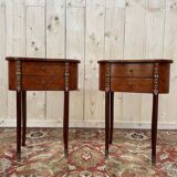 Pair of Louis XV style bedside tables - Transition