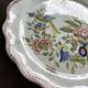 Hand-painted Rouen porcelain plate