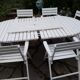 Wooden garden furniture