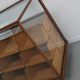 Antique British maple & hardwood haberdashery cabinet or shop counter, 1930s