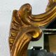 Miroir doré coquille Louis XV