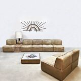Vintage design leather modular sofa De Sede DS-15