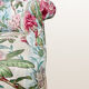 Napoleon III period armchair, floral fabric with cushion.