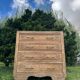Vintage carved solid wood chest of drawers – 4 drawers