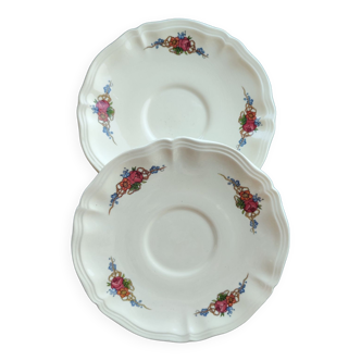 Lot 2 tea subcups Obernai Sarreguemines