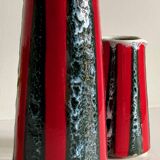 2 pichets, vases vintage en céramique d’art Luc Vallauris