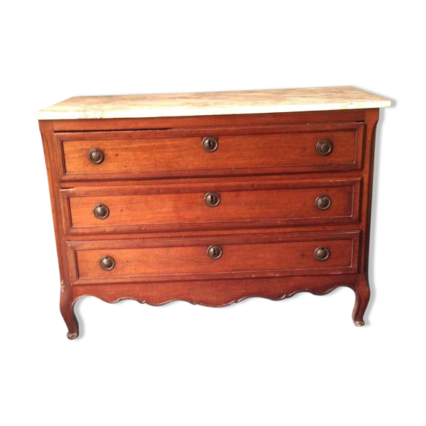 Commode en acajou massif