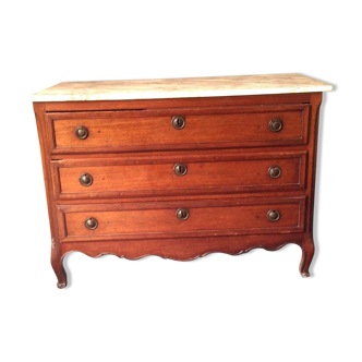 Commode en acajou massif