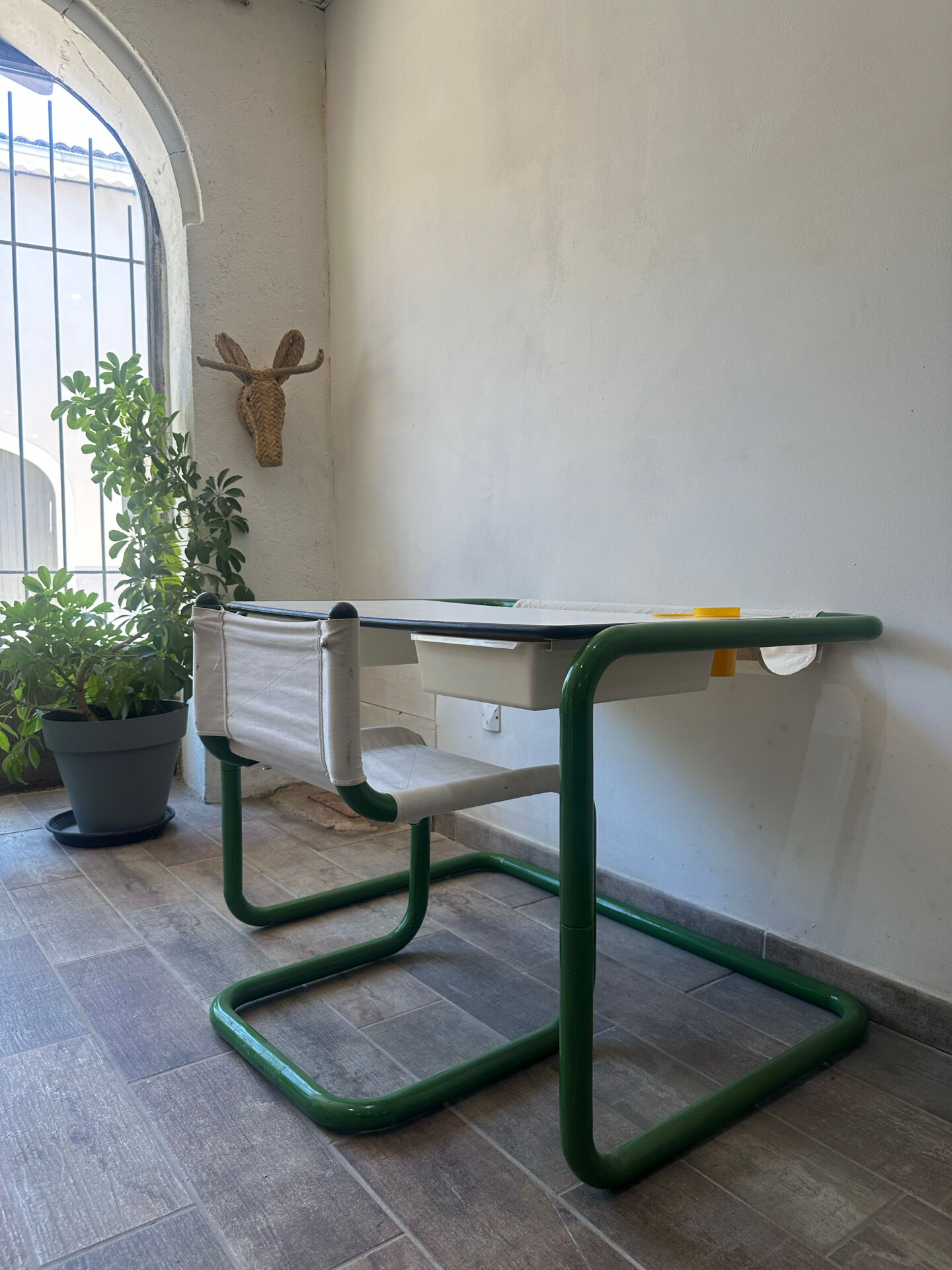 Bureau et chaise Marc Berthier 70s