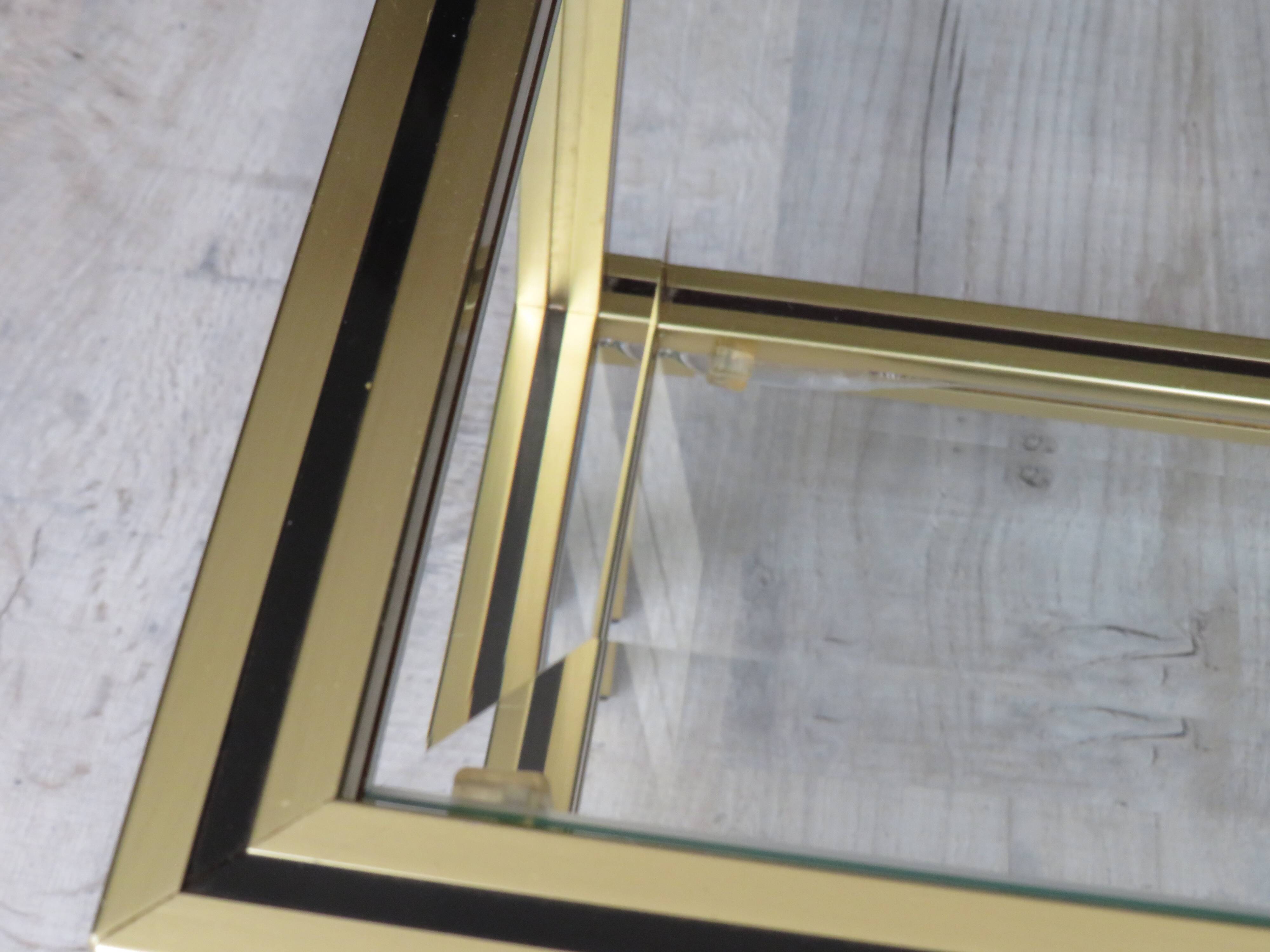 Pierre Vandel Paris brass table