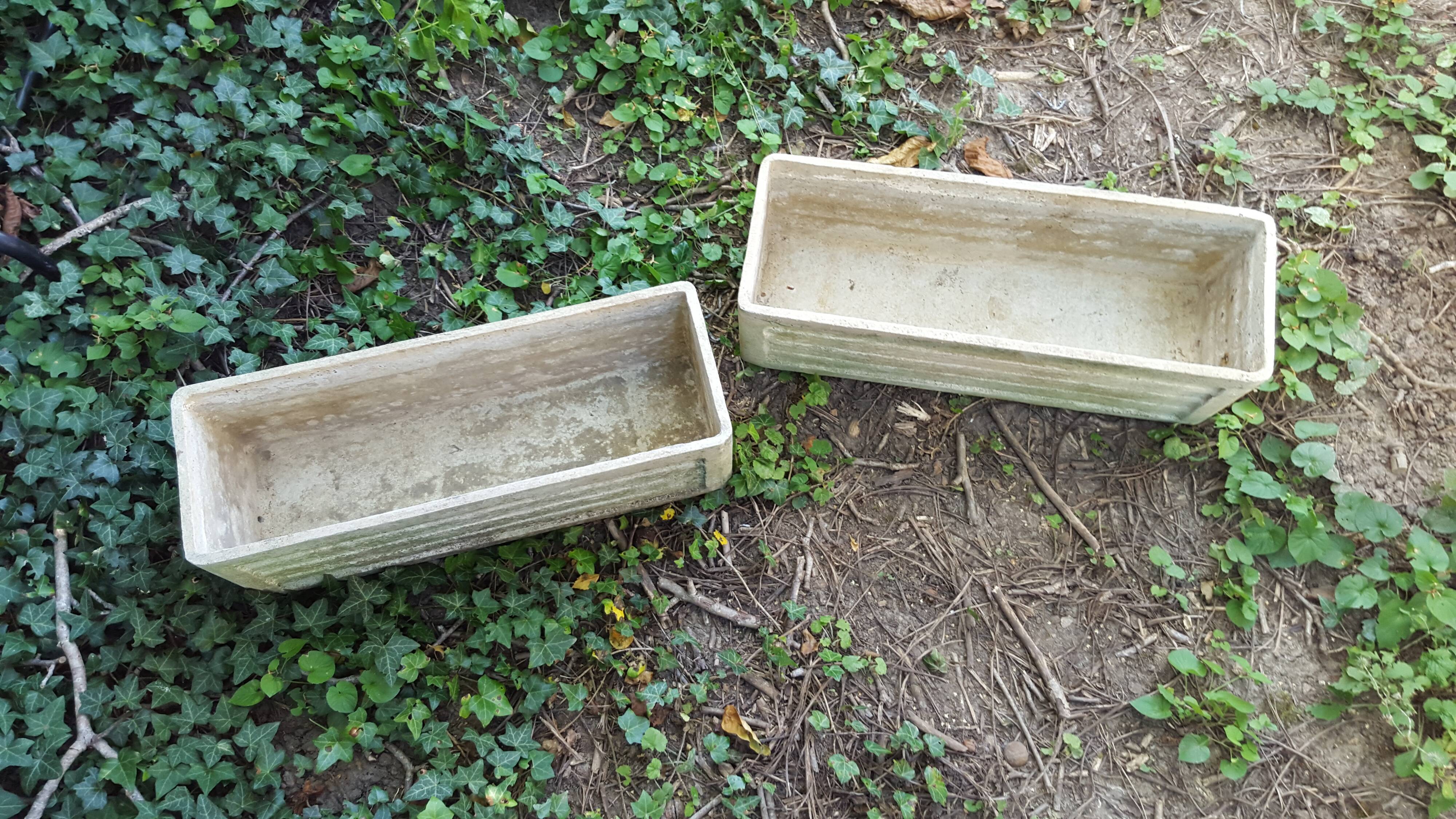 Pair of 1950s planters