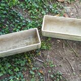 Pair of 1950s planters