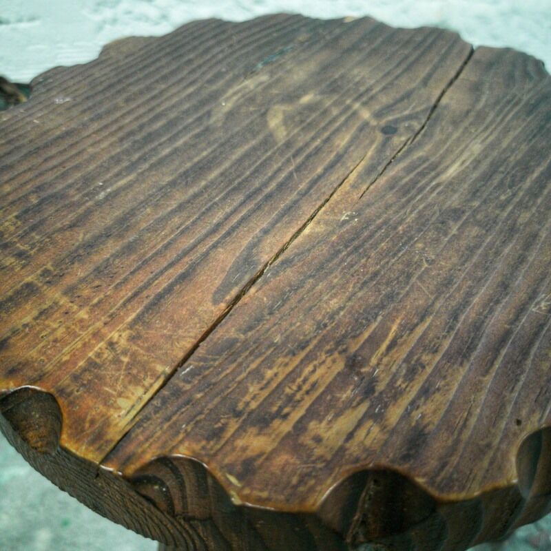 Old farm tripe stool
