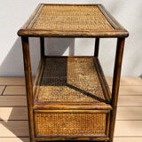 Meuble d’appoint en rotin