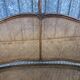 Antique Louis XV bench in solid walnut and caning