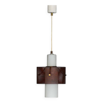 Ceiling light in the style of Mathieu Matégot, 1950s.