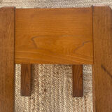 Vintage elm bedside table