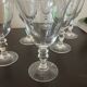 6 crystal glasses 1980