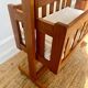 Vintage Scandinavian wooden cradle