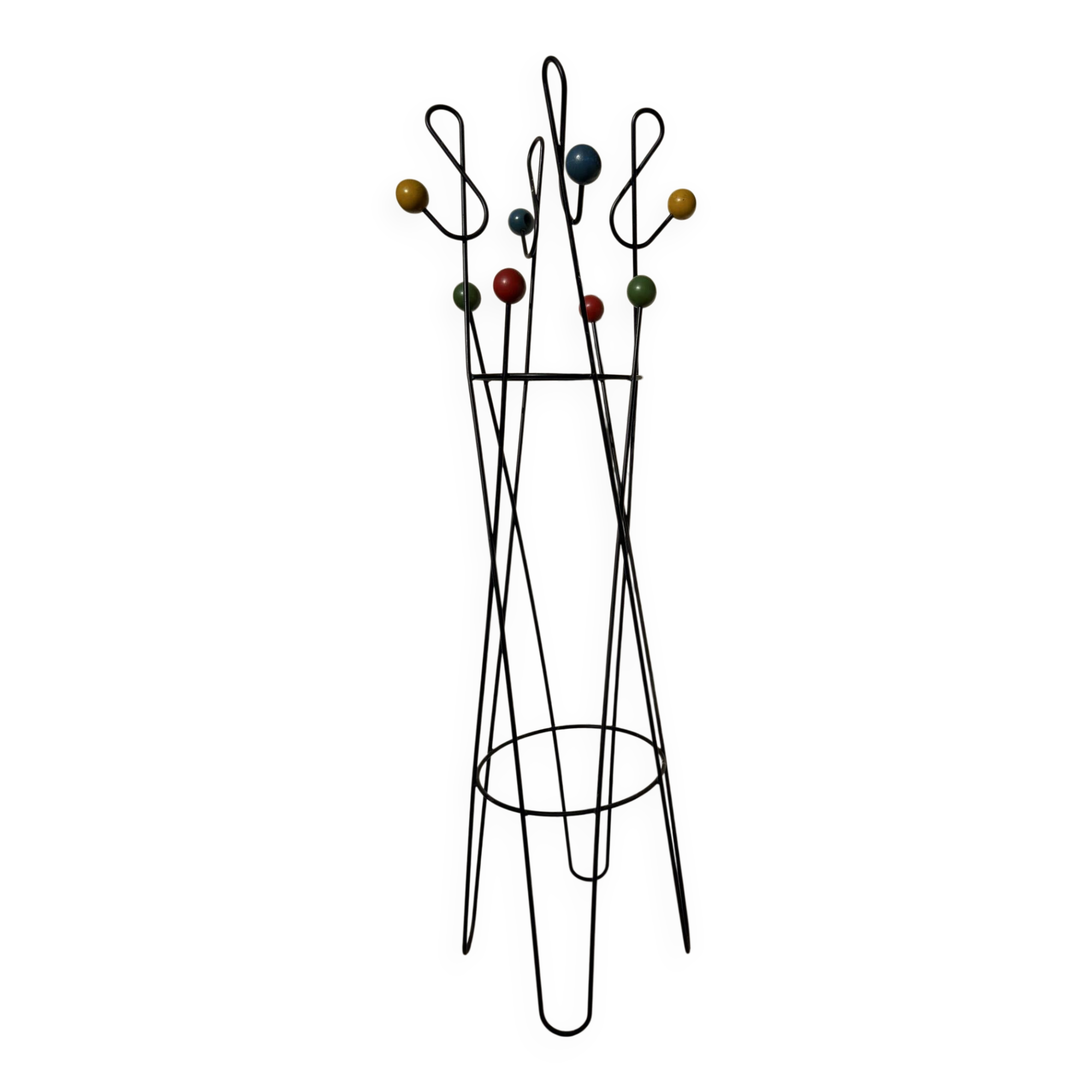 "Treble clef" coat rack Roger Ferraud
