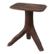 Tabouret rustique en bois du milieu du siècle avec pieds en branche d'arbre, France, 1850