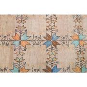 Vintage Turkish Oushak Handmade Wool Cotton Brown Area Rug 156x232